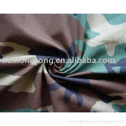 polyester/cotton camouflage fabric